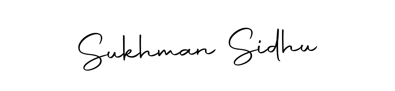 Make a beautiful signature design for name Sukhman Sidhu. With this signature (Autography-DOLnW) style, you can create a handwritten signature for free. Sukhman Sidhu signature style 10 images and pictures png