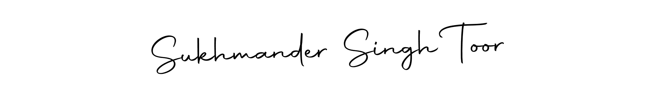 The best way (Autography-DOLnW) to make a short signature is to pick only two or three words in your name. The name Sukhmander Singh Toor include a total of six letters. For converting this name. Sukhmander Singh Toor signature style 10 images and pictures png