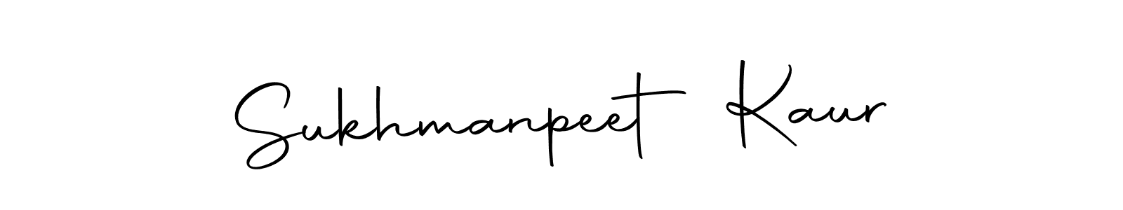 Make a beautiful signature design for name Sukhmanpeet Kaur. With this signature (Autography-DOLnW) style, you can create a handwritten signature for free. Sukhmanpeet Kaur signature style 10 images and pictures png