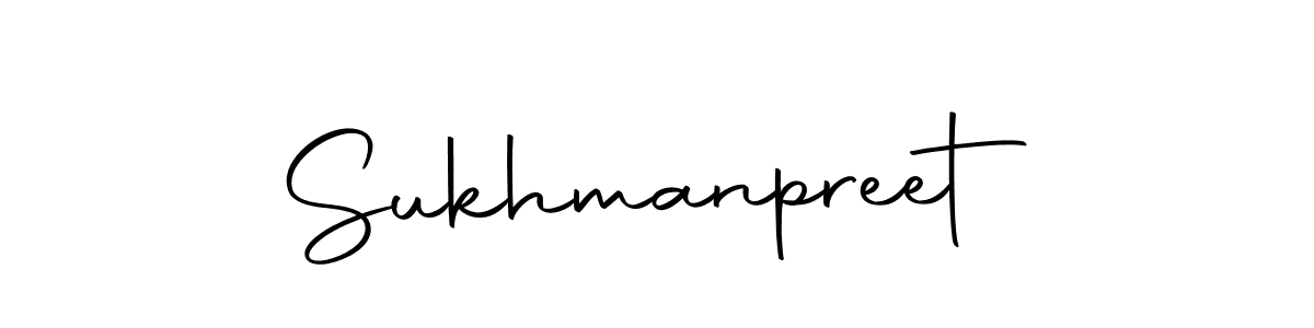 How to make Sukhmanpreet signature? Autography-DOLnW is a professional autograph style. Create handwritten signature for Sukhmanpreet name. Sukhmanpreet signature style 10 images and pictures png