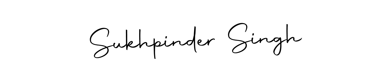 How to make Sukhpinder Singh name signature. Use Autography-DOLnW style for creating short signs online. This is the latest handwritten sign. Sukhpinder Singh signature style 10 images and pictures png