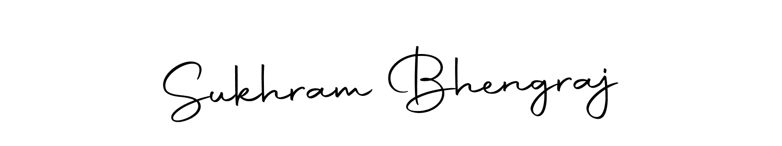 Design your own signature with our free online signature maker. With this signature software, you can create a handwritten (Autography-DOLnW) signature for name Sukhram Bhengraj. Sukhram Bhengraj signature style 10 images and pictures png