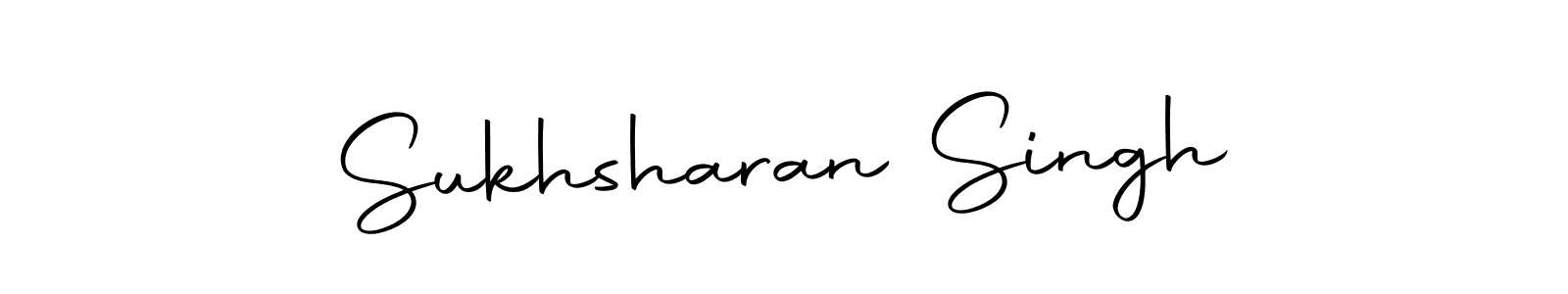 Create a beautiful signature design for name Sukhsharan Singh. With this signature (Autography-DOLnW) fonts, you can make a handwritten signature for free. Sukhsharan Singh signature style 10 images and pictures png