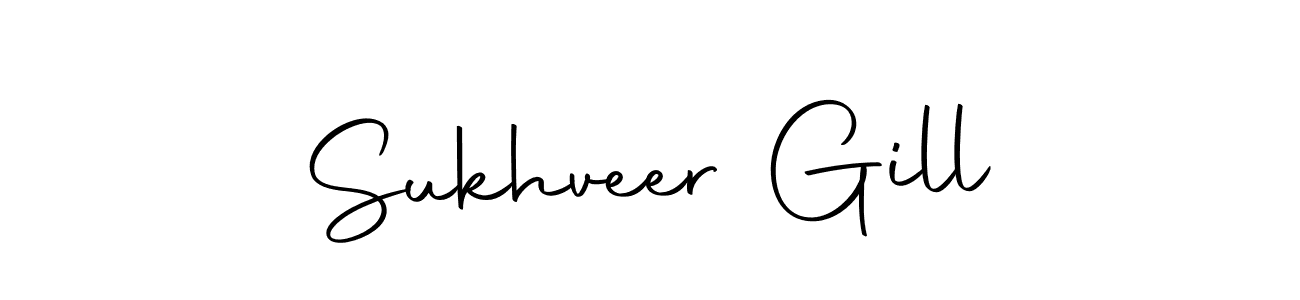 Sukhveer Gill stylish signature style. Best Handwritten Sign (Autography-DOLnW) for my name. Handwritten Signature Collection Ideas for my name Sukhveer Gill. Sukhveer Gill signature style 10 images and pictures png