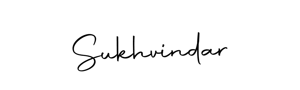 Design your own signature with our free online signature maker. With this signature software, you can create a handwritten (Autography-DOLnW) signature for name Sukhvindar. Sukhvindar signature style 10 images and pictures png