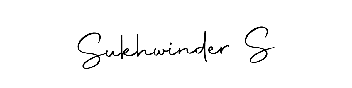 Make a beautiful signature design for name Sukhwinder S. With this signature (Autography-DOLnW) style, you can create a handwritten signature for free. Sukhwinder S signature style 10 images and pictures png