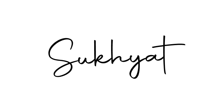Design your own signature with our free online signature maker. With this signature software, you can create a handwritten (Autography-DOLnW) signature for name Sukhyat. Sukhyat signature style 10 images and pictures png