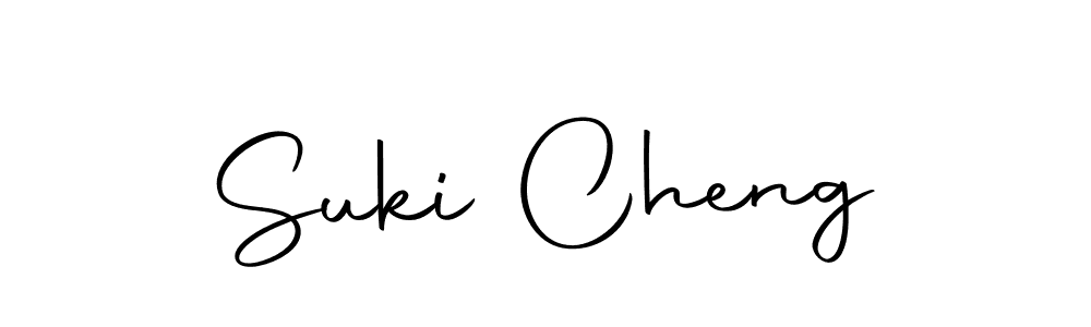 The best way (Autography-DOLnW) to make a short signature is to pick only two or three words in your name. The name Suki Cheng include a total of six letters. For converting this name. Suki Cheng signature style 10 images and pictures png