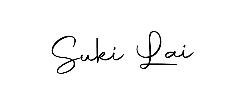 Create a beautiful signature design for name Suki Lai. With this signature (Autography-DOLnW) fonts, you can make a handwritten signature for free. Suki Lai signature style 10 images and pictures png