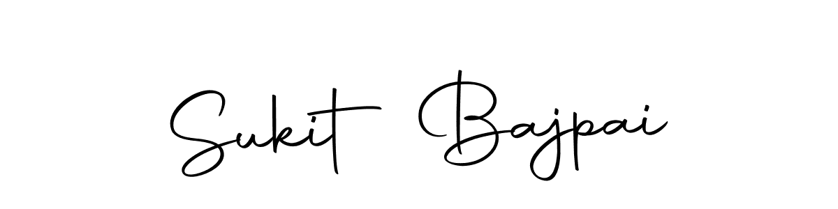 Use a signature maker to create a handwritten signature online. With this signature software, you can design (Autography-DOLnW) your own signature for name Sukit Bajpai. Sukit Bajpai signature style 10 images and pictures png