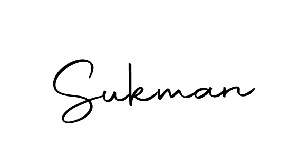 How to make Sukman signature? Autography-DOLnW is a professional autograph style. Create handwritten signature for Sukman name. Sukman signature style 10 images and pictures png