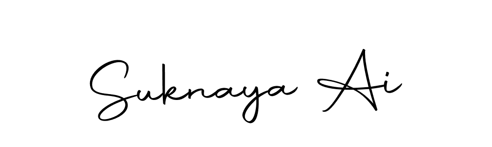 Make a beautiful signature design for name Suknaya Ai. With this signature (Autography-DOLnW) style, you can create a handwritten signature for free. Suknaya Ai signature style 10 images and pictures png