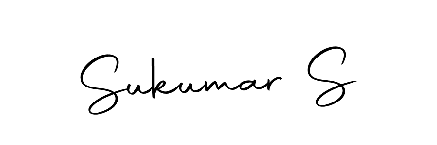 How to make Sukumar S name signature. Use Autography-DOLnW style for creating short signs online. This is the latest handwritten sign. Sukumar S signature style 10 images and pictures png