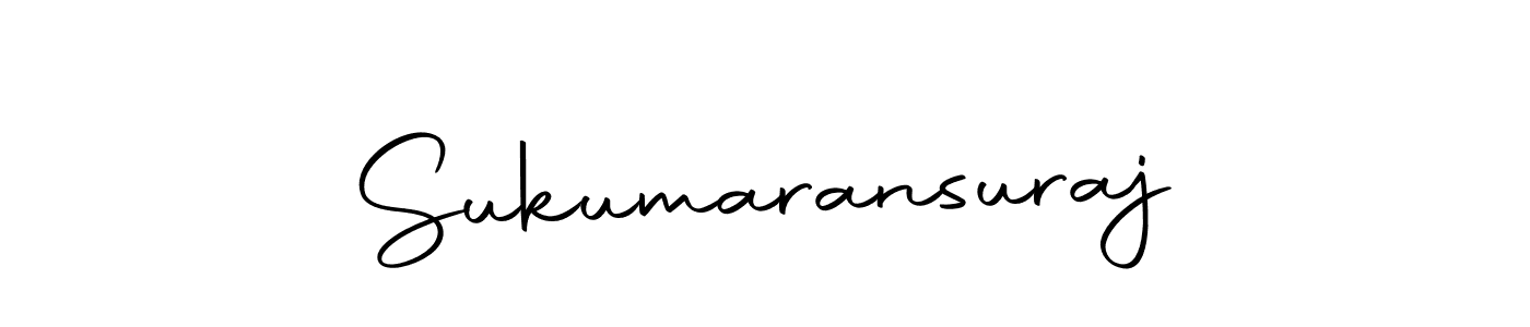 How to make Sukumaransuraj signature? Autography-DOLnW is a professional autograph style. Create handwritten signature for Sukumaransuraj name. Sukumaransuraj signature style 10 images and pictures png