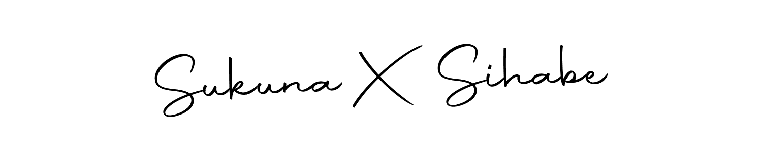 Create a beautiful signature design for name Sukuna X Sihabe. With this signature (Autography-DOLnW) fonts, you can make a handwritten signature for free. Sukuna X Sihabe signature style 10 images and pictures png