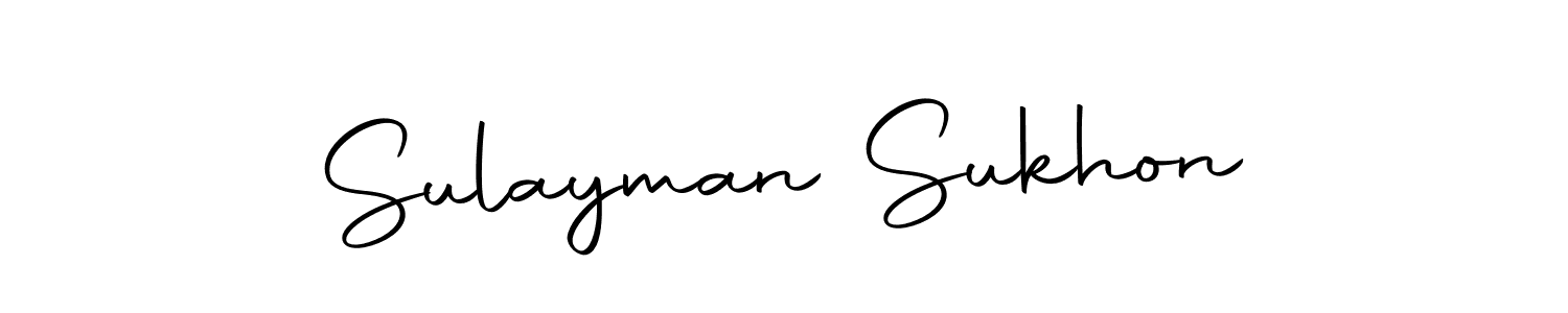 You can use this online signature creator to create a handwritten signature for the name Sulayman Sukhon. This is the best online autograph maker. Sulayman Sukhon signature style 10 images and pictures png