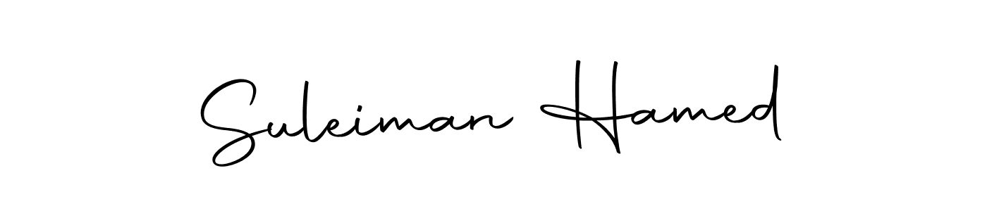 How to make Suleiman Hamed signature? Autography-DOLnW is a professional autograph style. Create handwritten signature for Suleiman Hamed name. Suleiman Hamed signature style 10 images and pictures png