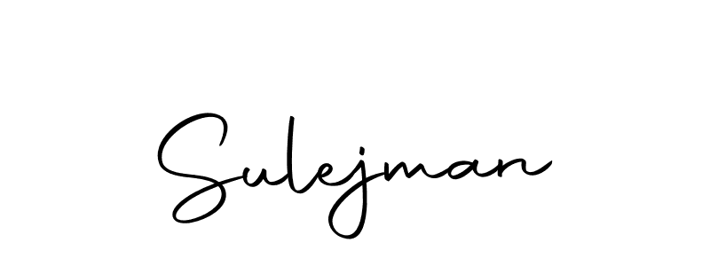 The best way (Autography-DOLnW) to make a short signature is to pick only two or three words in your name. The name Sulejman include a total of six letters. For converting this name. Sulejman signature style 10 images and pictures png