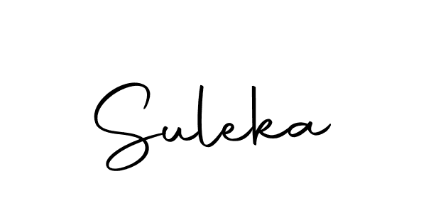 How to make Suleka signature? Autography-DOLnW is a professional autograph style. Create handwritten signature for Suleka name. Suleka signature style 10 images and pictures png