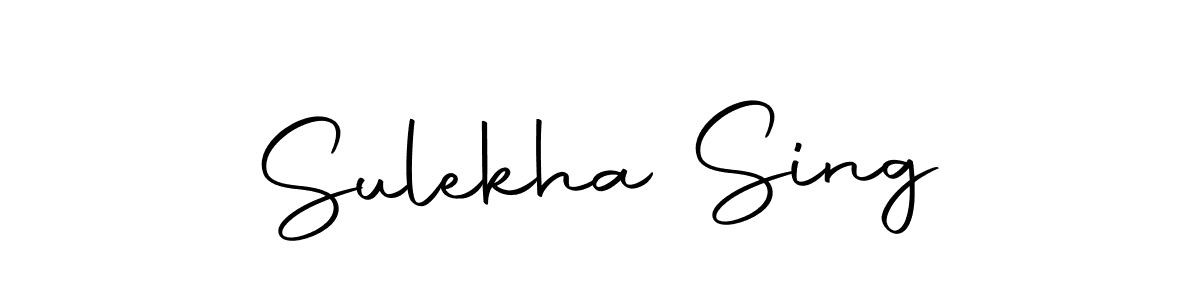 Use a signature maker to create a handwritten signature online. With this signature software, you can design (Autography-DOLnW) your own signature for name Sulekha Sing. Sulekha Sing signature style 10 images and pictures png