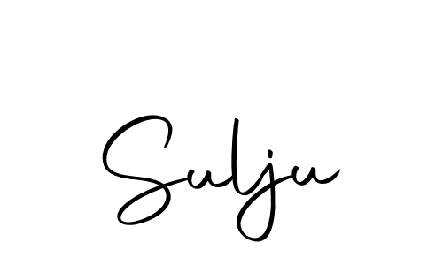 How to make Sulju signature? Autography-DOLnW is a professional autograph style. Create handwritten signature for Sulju name. Sulju signature style 10 images and pictures png
