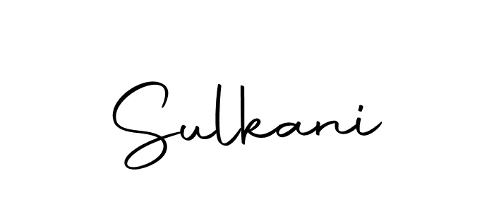 Use a signature maker to create a handwritten signature online. With this signature software, you can design (Autography-DOLnW) your own signature for name Sulkani. Sulkani signature style 10 images and pictures png