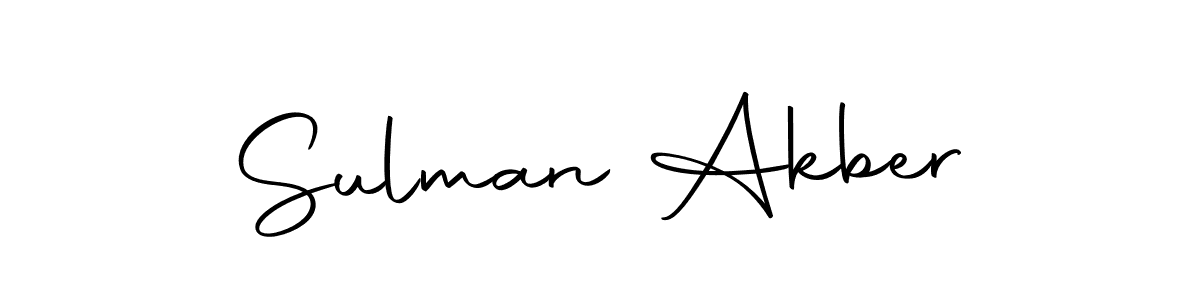 Use a signature maker to create a handwritten signature online. With this signature software, you can design (Autography-DOLnW) your own signature for name Sulman Akber. Sulman Akber signature style 10 images and pictures png