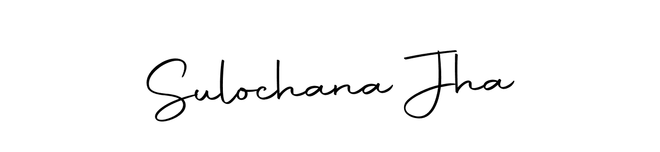 if you are searching for the best signature style for your name Sulochana Jha. so please give up your signature search. here we have designed multiple signature styles  using Autography-DOLnW. Sulochana Jha signature style 10 images and pictures png