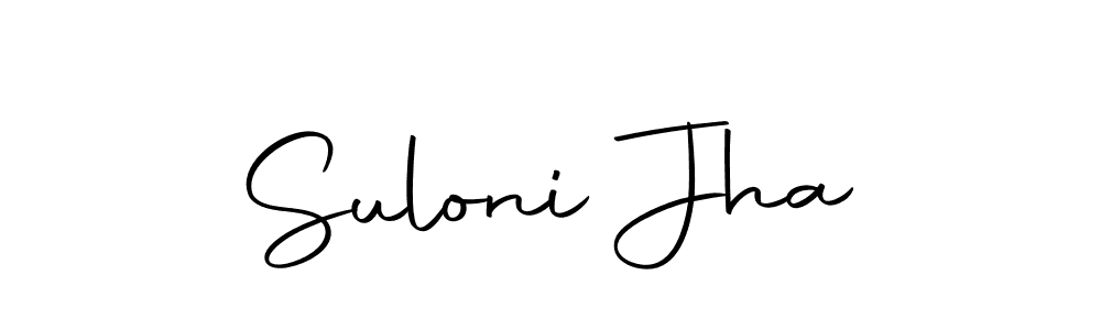 Suloni Jha stylish signature style. Best Handwritten Sign (Autography-DOLnW) for my name. Handwritten Signature Collection Ideas for my name Suloni Jha. Suloni Jha signature style 10 images and pictures png