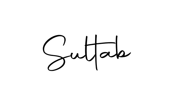 Make a beautiful signature design for name Sultab. Use this online signature maker to create a handwritten signature for free. Sultab signature style 10 images and pictures png