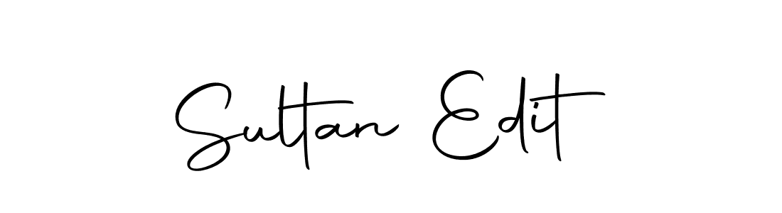 Create a beautiful signature design for name Sultan Edit. With this signature (Autography-DOLnW) fonts, you can make a handwritten signature for free. Sultan Edit signature style 10 images and pictures png