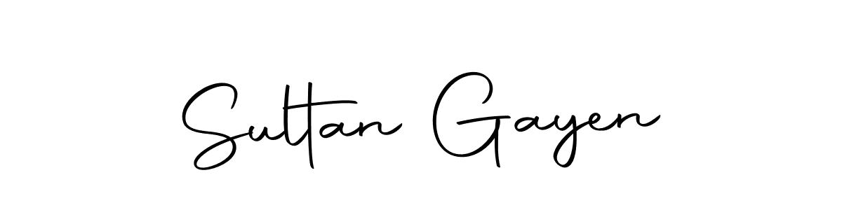 How to make Sultan Gayen signature? Autography-DOLnW is a professional autograph style. Create handwritten signature for Sultan Gayen name. Sultan Gayen signature style 10 images and pictures png