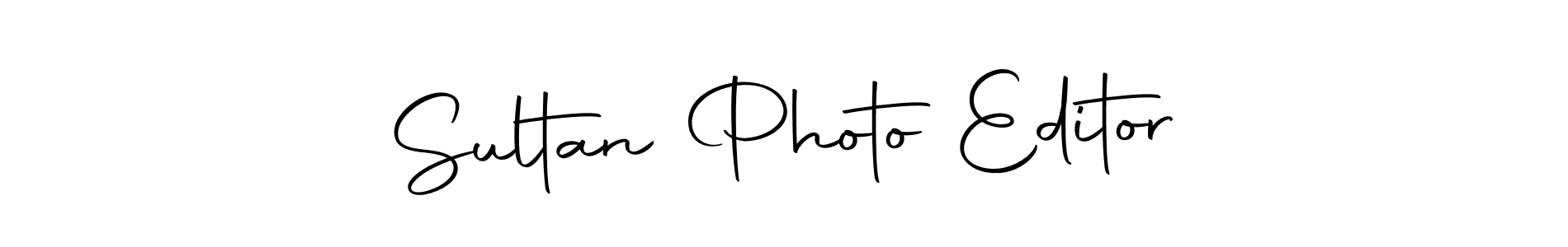 How to make Sultan Photo Editor name signature. Use Autography-DOLnW style for creating short signs online. This is the latest handwritten sign. Sultan Photo Editor signature style 10 images and pictures png