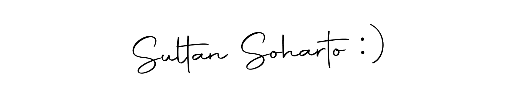 Design your own signature with our free online signature maker. With this signature software, you can create a handwritten (Autography-DOLnW) signature for name Sultan Soharto :). Sultan Soharto :) signature style 10 images and pictures png