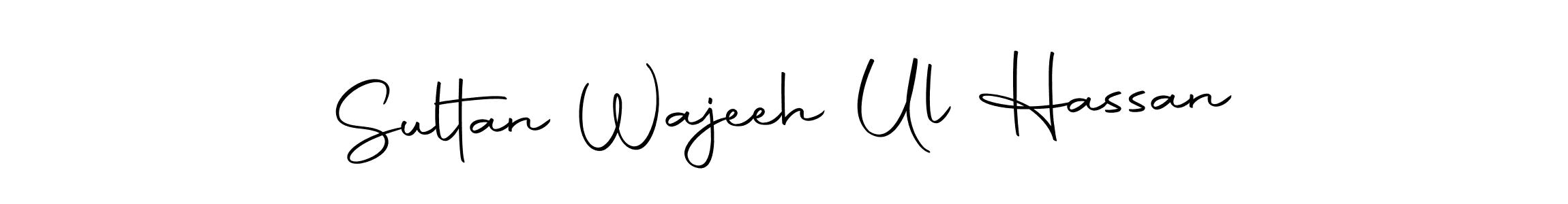 Create a beautiful signature design for name Sultan Wajeeh Ul Hassan. With this signature (Autography-DOLnW) fonts, you can make a handwritten signature for free. Sultan Wajeeh Ul Hassan signature style 10 images and pictures png