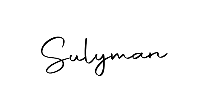 Make a beautiful signature design for name Sulyman. Use this online signature maker to create a handwritten signature for free. Sulyman signature style 10 images and pictures png