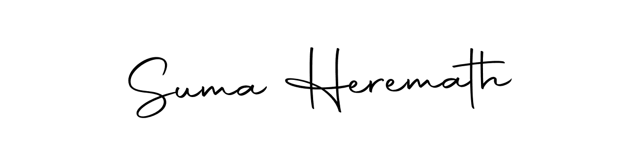 Suma Heremath stylish signature style. Best Handwritten Sign (Autography-DOLnW) for my name. Handwritten Signature Collection Ideas for my name Suma Heremath. Suma Heremath signature style 10 images and pictures png