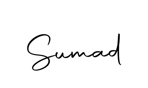 How to make Sumad name signature. Use Autography-DOLnW style for creating short signs online. This is the latest handwritten sign. Sumad signature style 10 images and pictures png