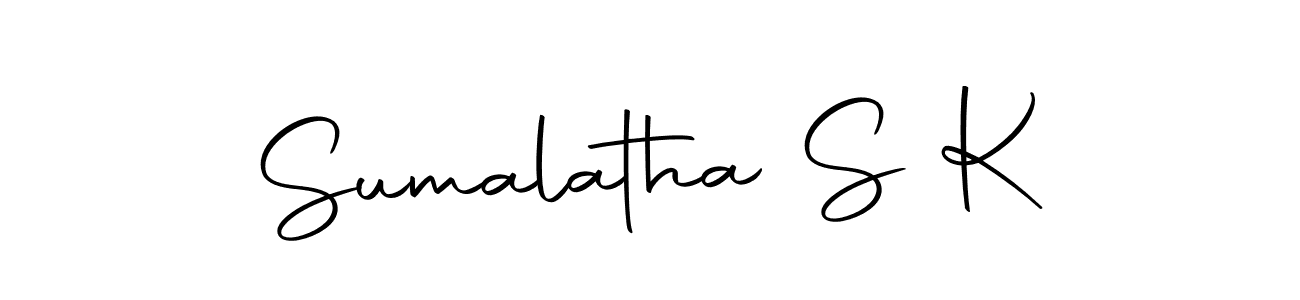 Also You can easily find your signature by using the search form. We will create Sumalatha S K name handwritten signature images for you free of cost using Autography-DOLnW sign style. Sumalatha S K signature style 10 images and pictures png