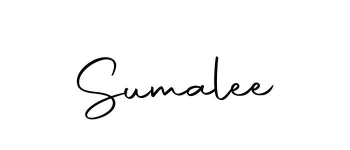 Use a signature maker to create a handwritten signature online. With this signature software, you can design (Autography-DOLnW) your own signature for name Sumalee. Sumalee signature style 10 images and pictures png