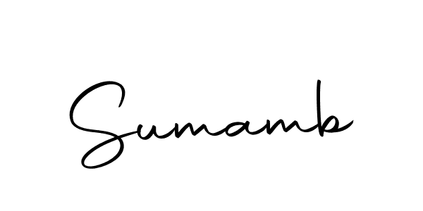You can use this online signature creator to create a handwritten signature for the name Sumamb. This is the best online autograph maker. Sumamb signature style 10 images and pictures png