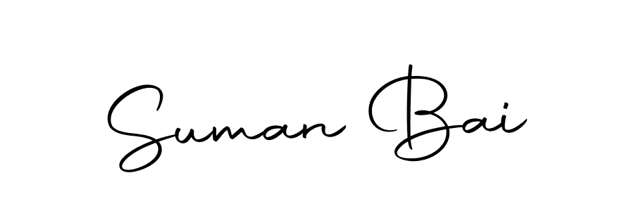 Create a beautiful signature design for name Suman Bai. With this signature (Autography-DOLnW) fonts, you can make a handwritten signature for free. Suman Bai signature style 10 images and pictures png