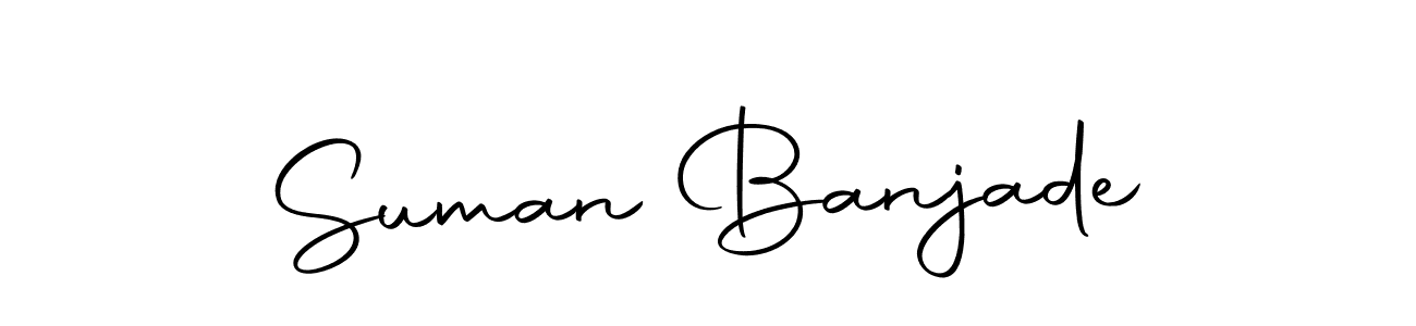 Also we have Suman Banjade name is the best signature style. Create professional handwritten signature collection using Autography-DOLnW autograph style. Suman Banjade signature style 10 images and pictures png