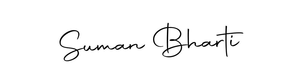 You should practise on your own different ways (Autography-DOLnW) to write your name (Suman Bharti) in signature. don't let someone else do it for you. Suman Bharti signature style 10 images and pictures png