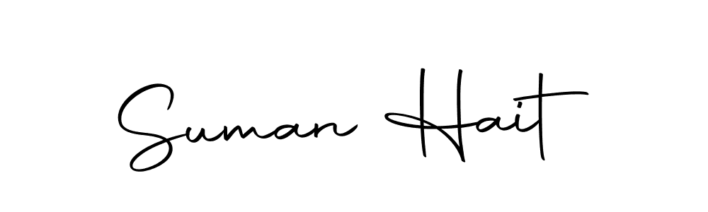 Suman Hait stylish signature style. Best Handwritten Sign (Autography-DOLnW) for my name. Handwritten Signature Collection Ideas for my name Suman Hait. Suman Hait signature style 10 images and pictures png