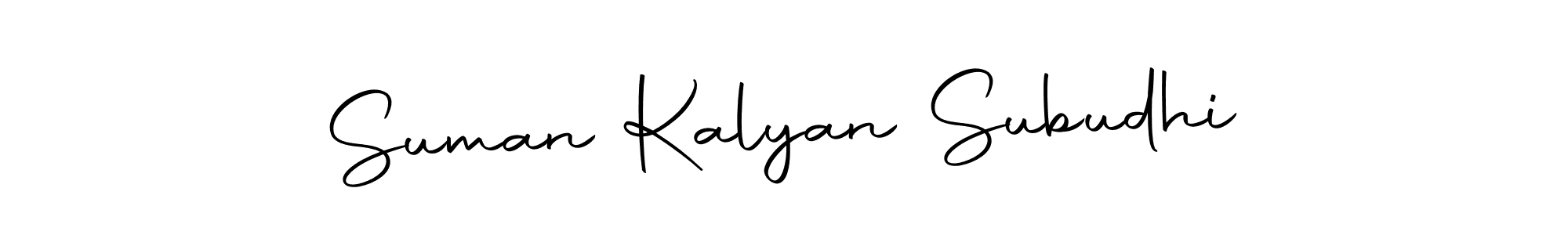 Design your own signature with our free online signature maker. With this signature software, you can create a handwritten (Autography-DOLnW) signature for name Suman Kalyan Subudhi. Suman Kalyan Subudhi signature style 10 images and pictures png