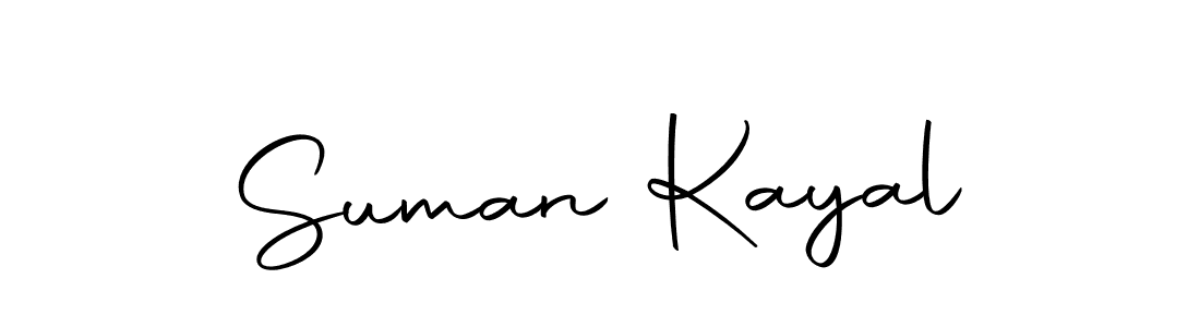 Also we have Suman Kayal name is the best signature style. Create professional handwritten signature collection using Autography-DOLnW autograph style. Suman Kayal signature style 10 images and pictures png