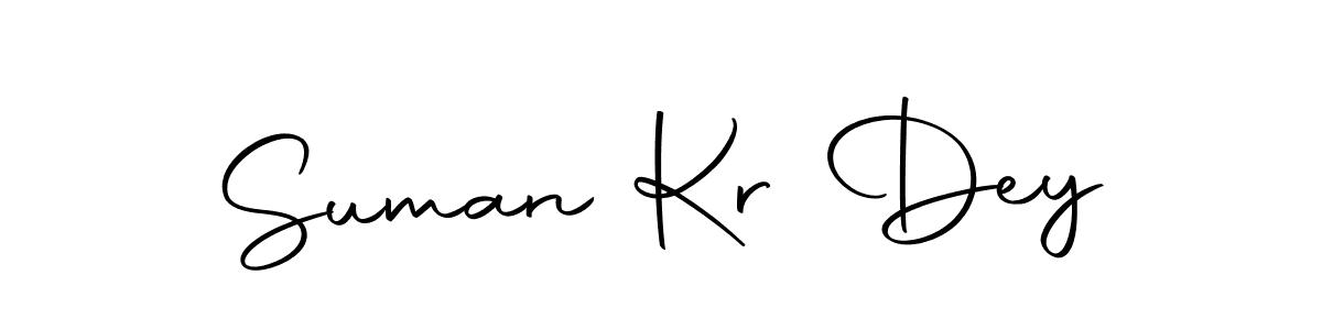 Make a beautiful signature design for name Suman Kr Dey. With this signature (Autography-DOLnW) style, you can create a handwritten signature for free. Suman Kr Dey signature style 10 images and pictures png