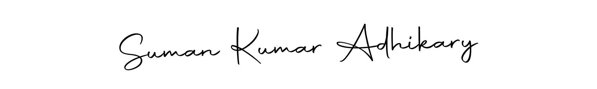 Suman Kumar Adhikary stylish signature style. Best Handwritten Sign (Autography-DOLnW) for my name. Handwritten Signature Collection Ideas for my name Suman Kumar Adhikary. Suman Kumar Adhikary signature style 10 images and pictures png