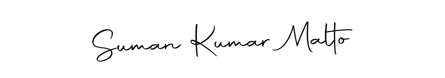 Make a beautiful signature design for name Suman Kumar Malto. With this signature (Autography-DOLnW) style, you can create a handwritten signature for free. Suman Kumar Malto signature style 10 images and pictures png